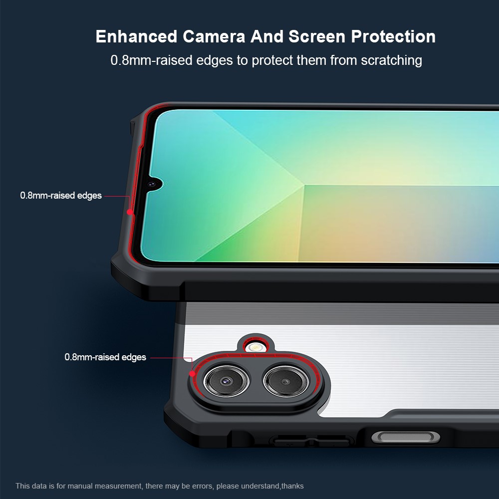 Samsung Galaxy A07 - XUNDD Acrylic Clear Black - 3