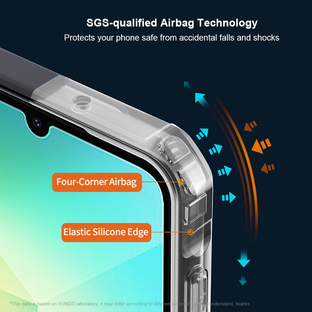 Samsung Galaxy A07 - XUNDD Acrylic Clear Black - 4