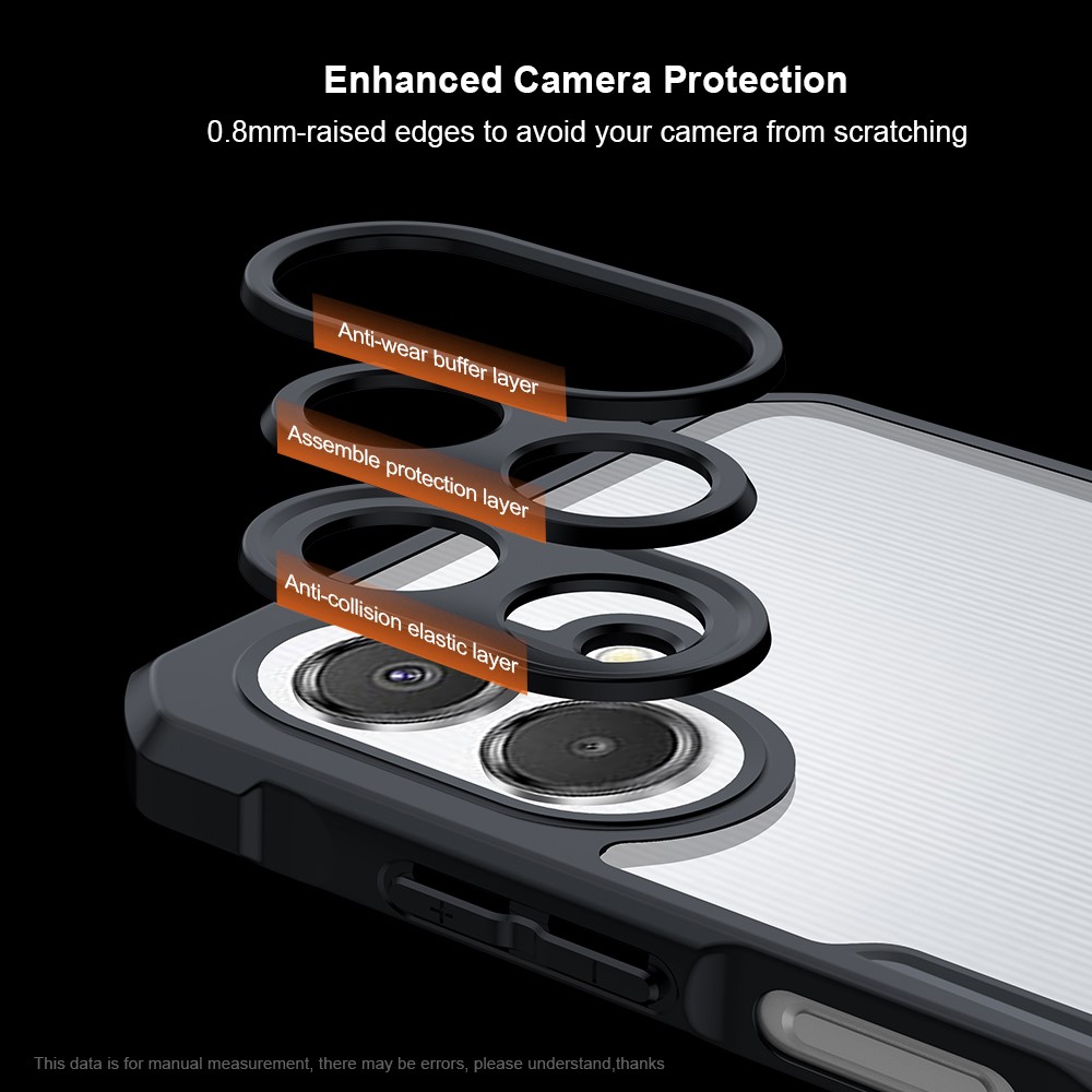 Samsung Galaxy A07 - XUNDD Acrylic Clear Black - 5