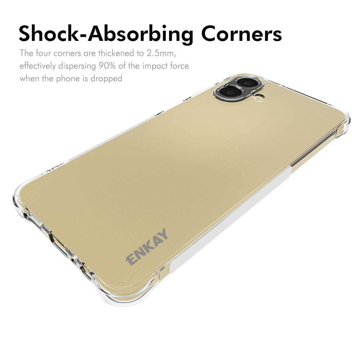 Samsung Galaxy A07 - ENKAY TPU Transparent - 2