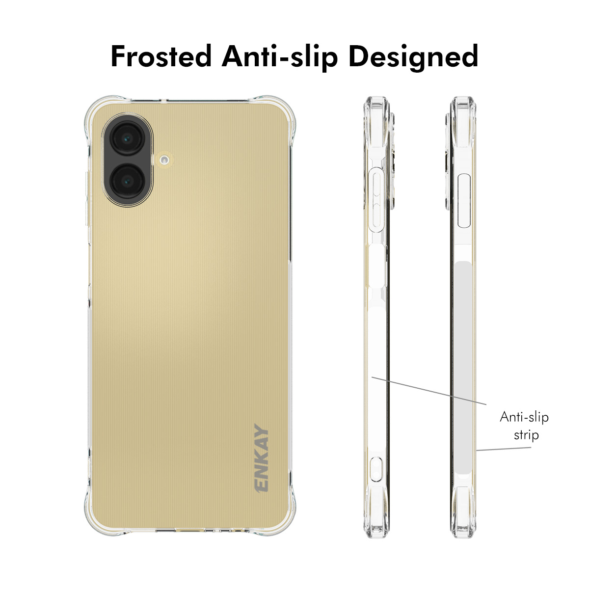 Samsung Galaxy A07 - ENKAY TPU Transparent - 4
