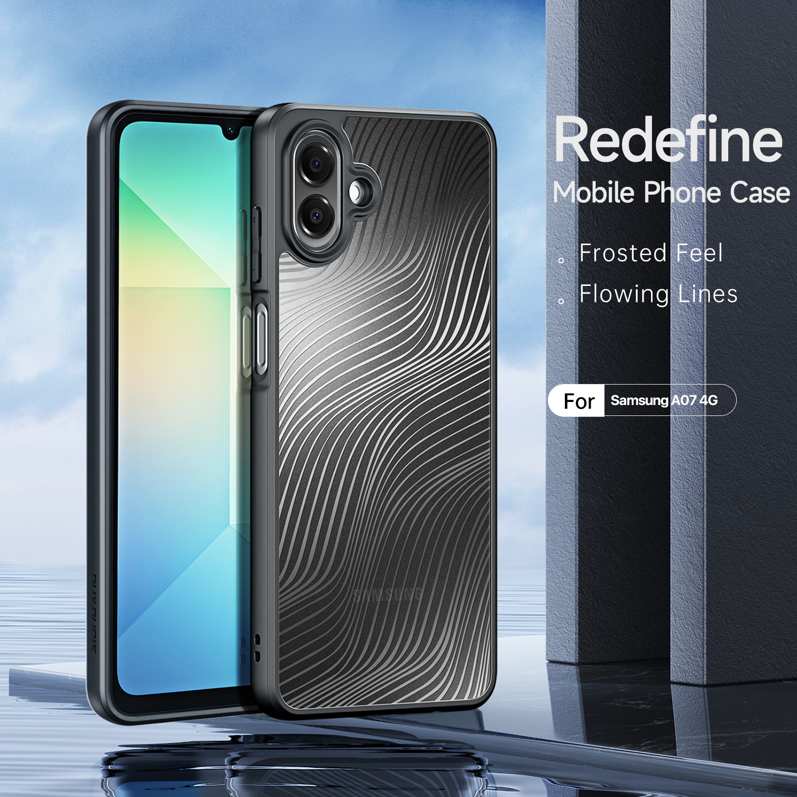 Samsung Galaxy A07 - DUX DUCIS Aimo Series Black - 3