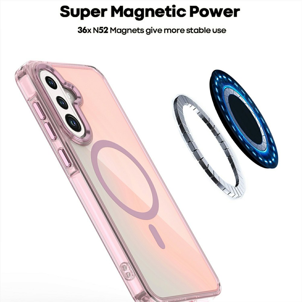 Samsung Galaxy A17 - TPU Magnetic Case Purple - 6