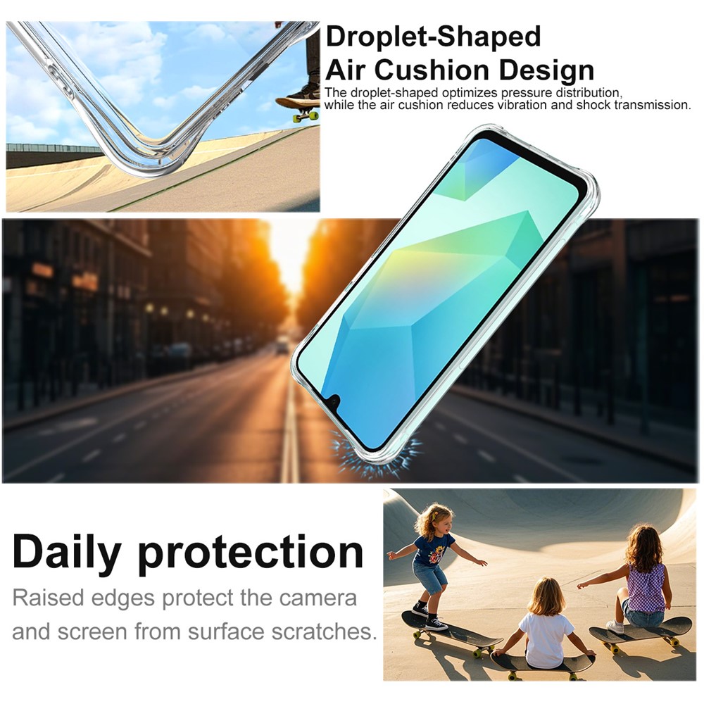 Samsung Galaxy A17 - IMAK TPU Transparent - 3