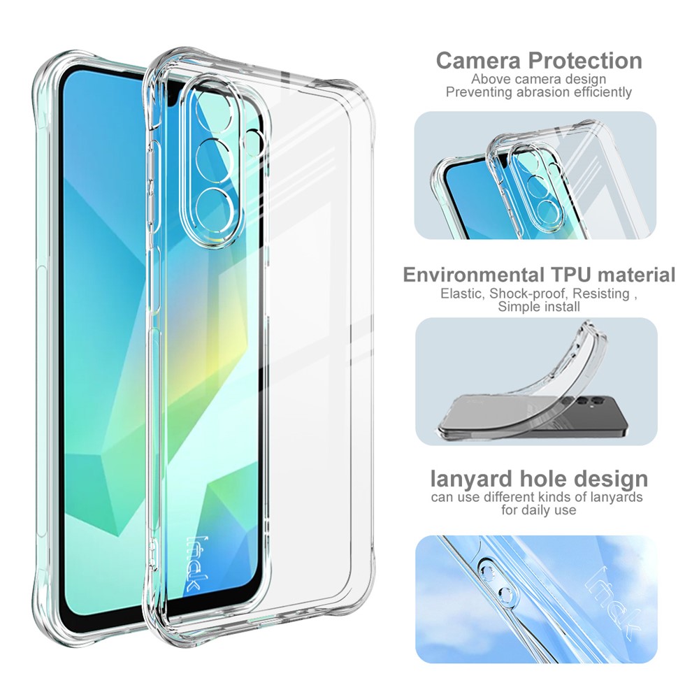 Samsung Galaxy A17 - IMAK TPU Transparent - 4