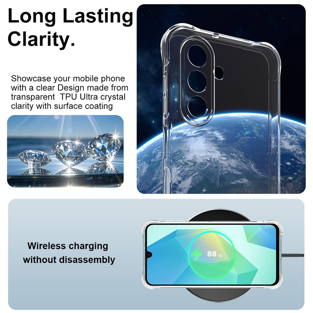 Samsung Galaxy A17 - IMAK TPU Transparent - 5