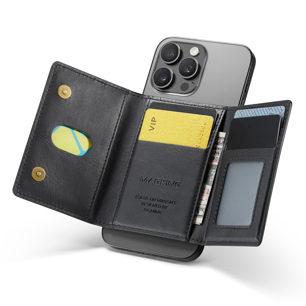 Wallet Bag - RFID Magnetic MagSafe Holder Black - 2