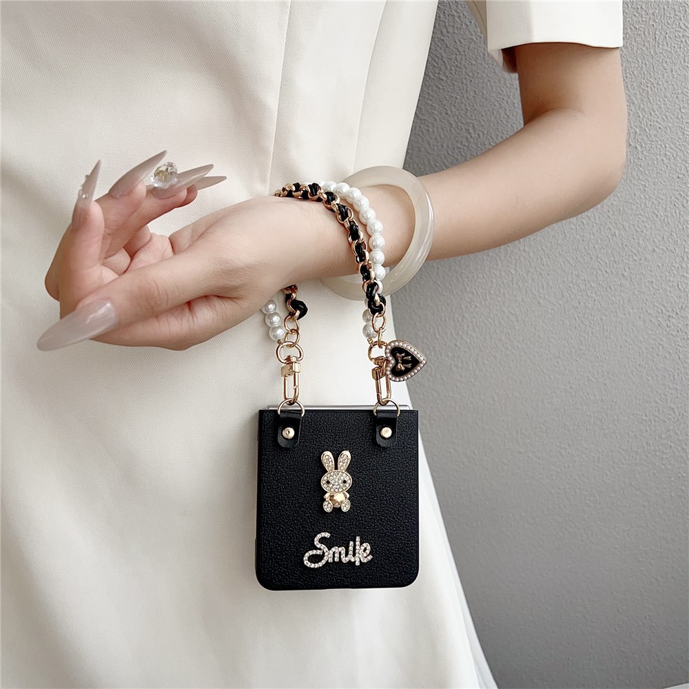 Samsung Galaxy Z Flip 7 - Litchi Texture Smile Rabbit - 3