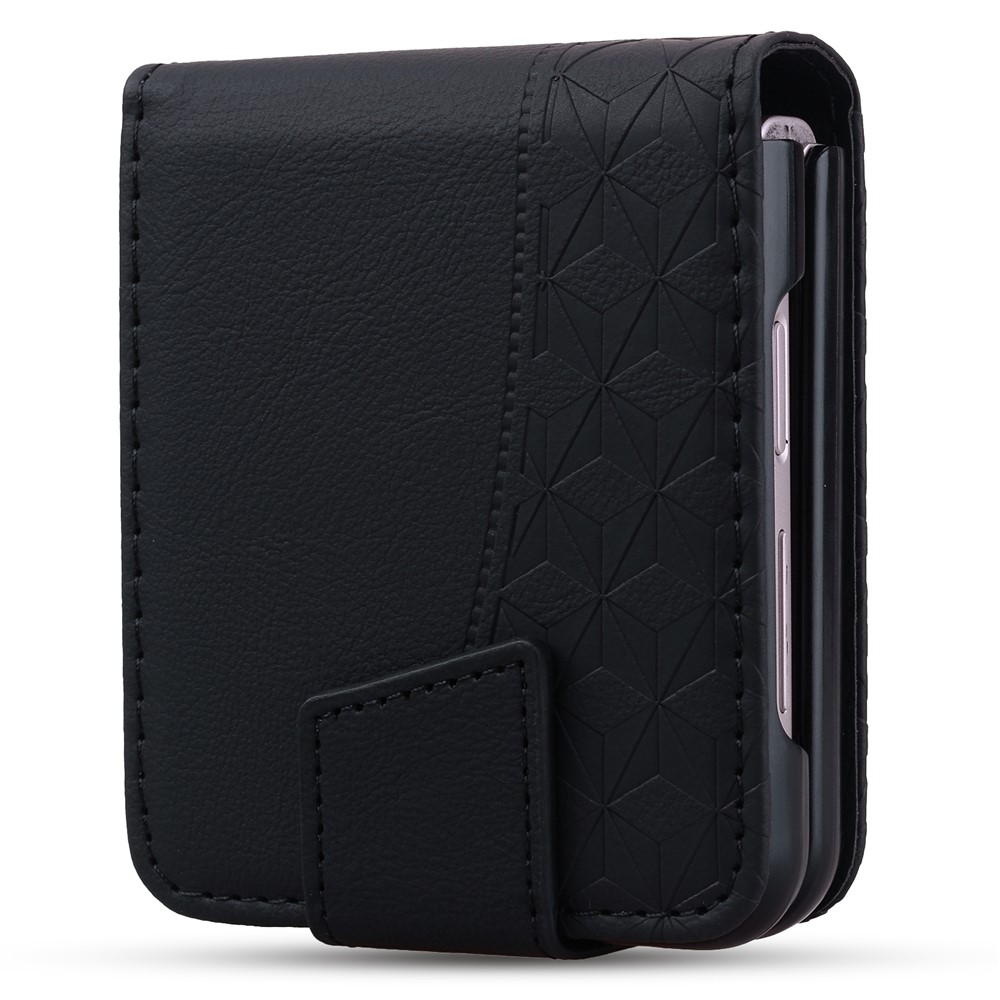 Samsung Galaxy Z Flip 7 - Leather Wallet Black - 6