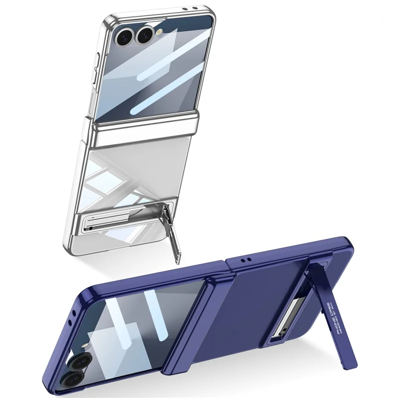 Samsung Galaxy Z Flip 7 - GKK Magnetic Hinge Tempered Glass Blue - 2