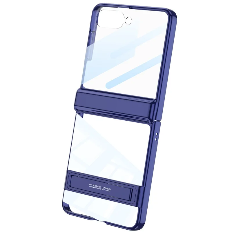 Samsung Galaxy Z Flip 7 - GKK Magnetic Hinge Tempered Glass Blue - 5