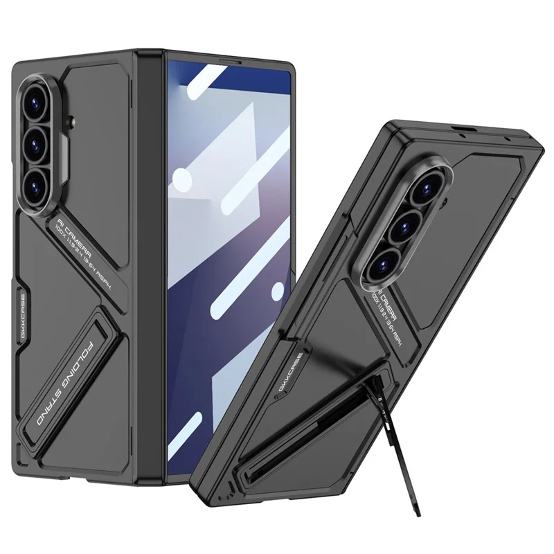 Samsung Galaxy Z Fold 7 - GKK Kickstand With Tempered Glass Black