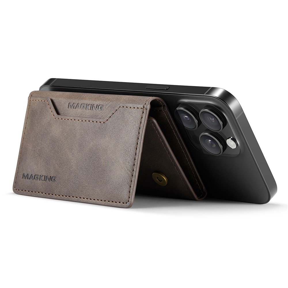 Wallet Bag - RFID Magnetic MagSafe Holder Coffee - 3