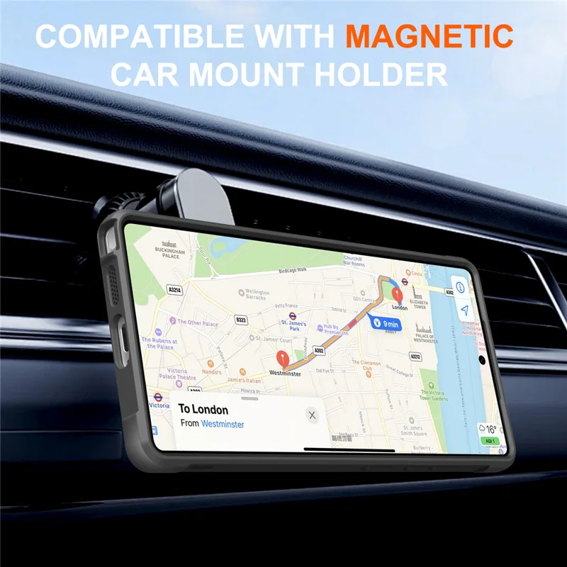 Samsung Galaxy S25 Ultra - Magnetic Shockproof Black - 6