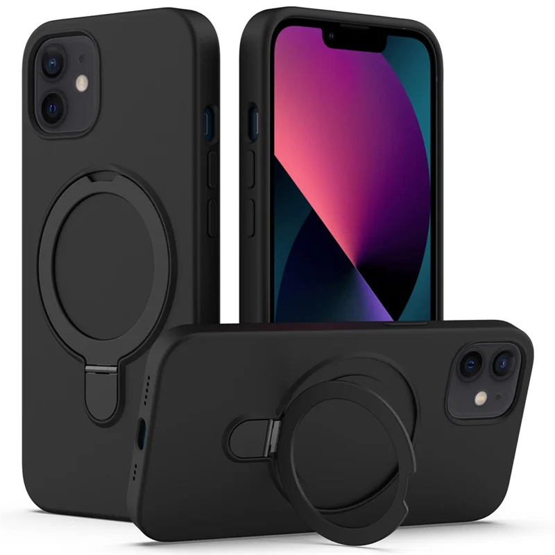 iPhone 11 - Magnetic Silicone Drop-Proof Black - 2