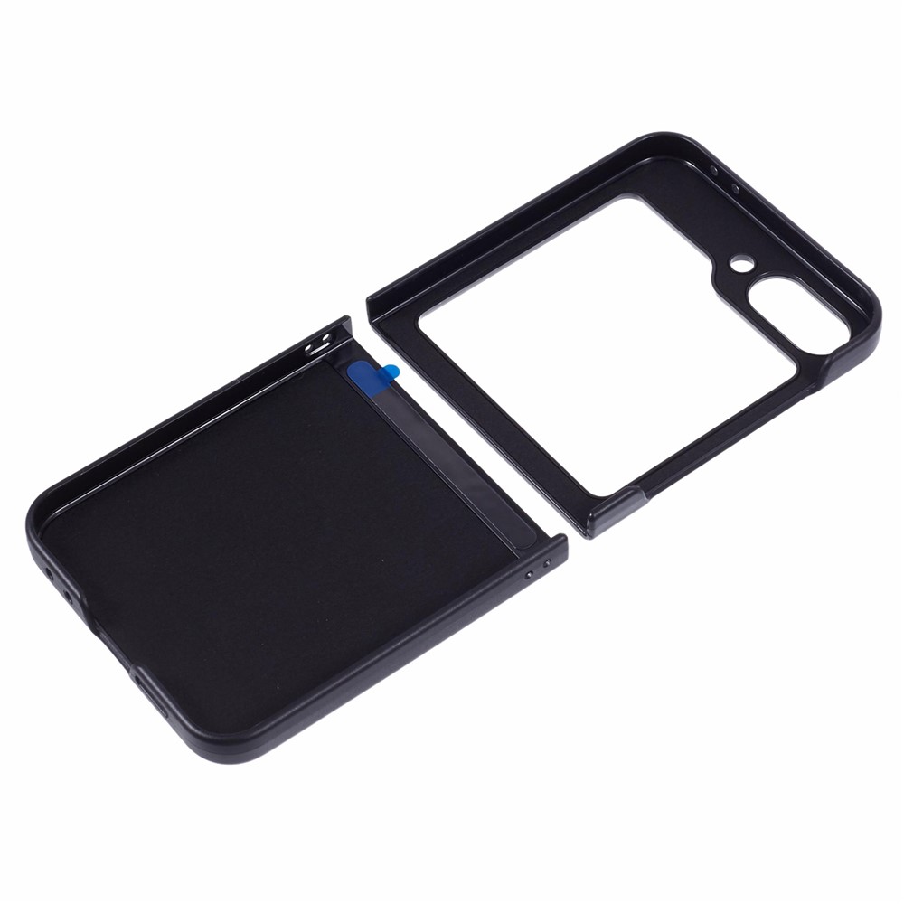 Samsung Galaxy Z Flip 7 FE - X-LEVEL PU Leather Dark Blue - 4