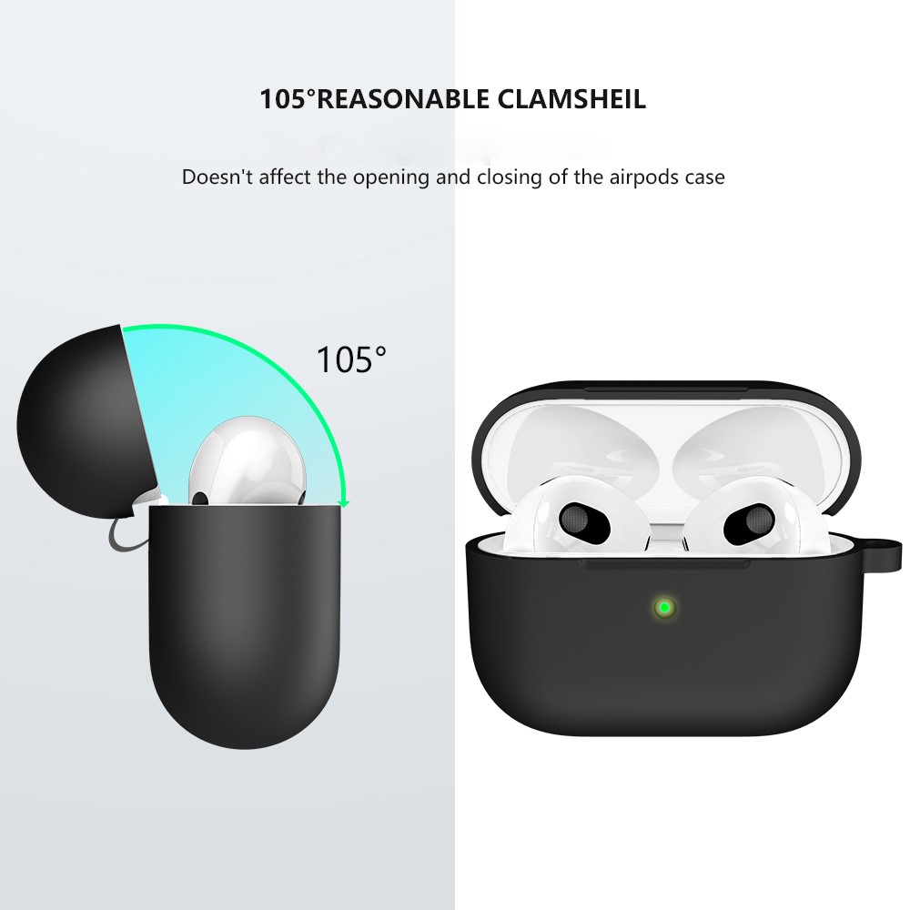 Apple AirPods 3 - Silicone Cover Black - 2