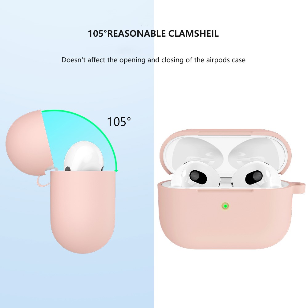 Apple AirPods 3 - Silicone Cover Light Pink - 2