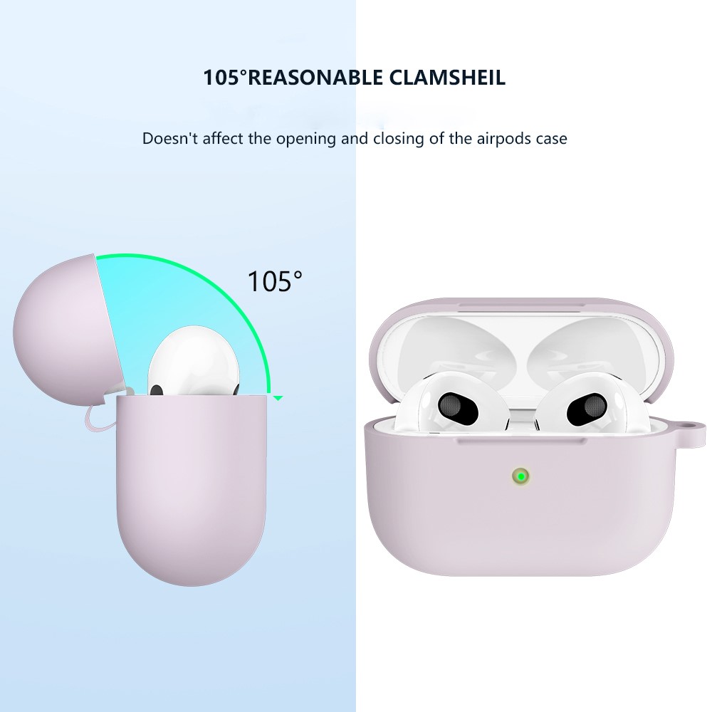 Apple AirPods 3 - Silicone Cover Purple - 2