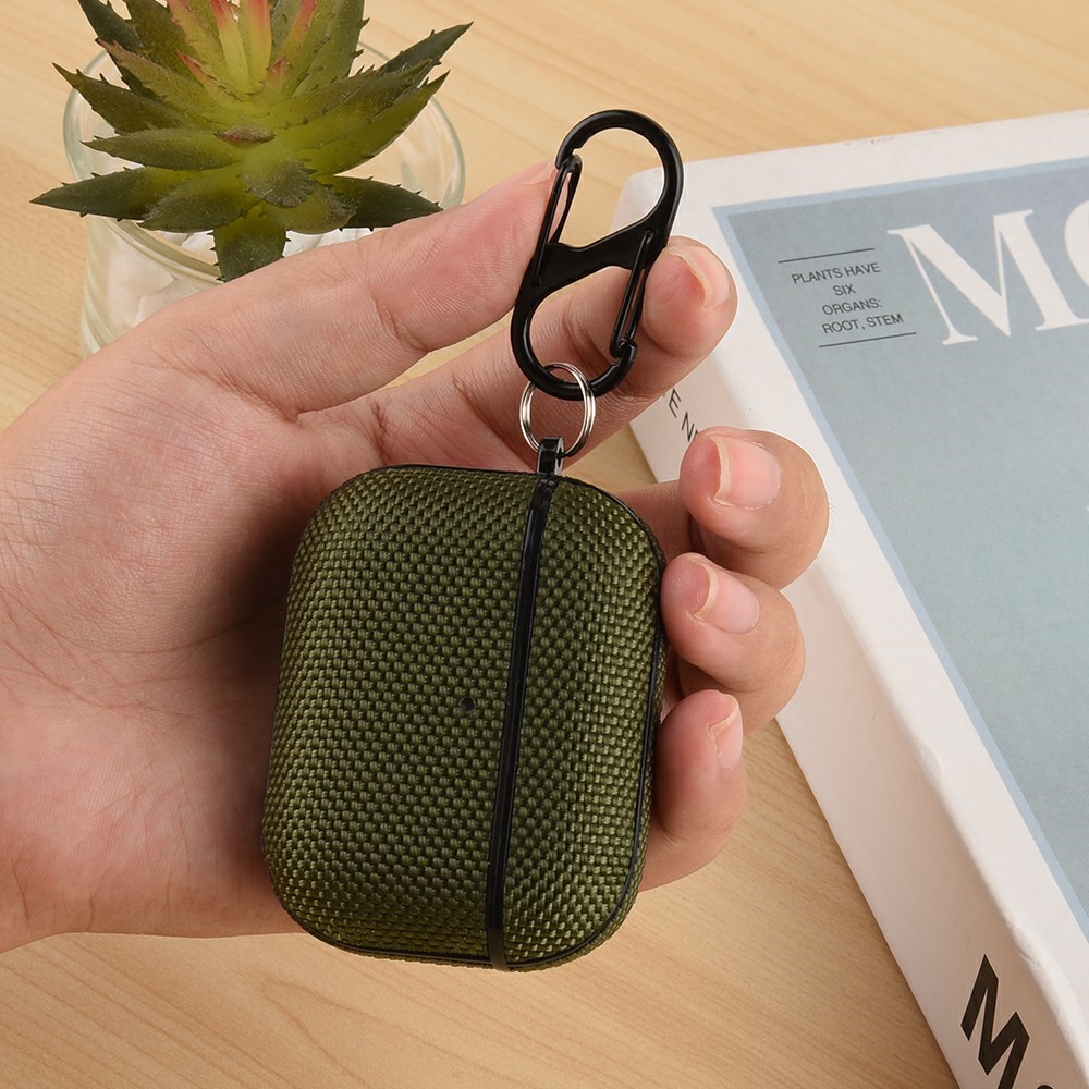 Apple AirPods Pro 3 - Case Nylon With Hanging Buckle Grey - 4