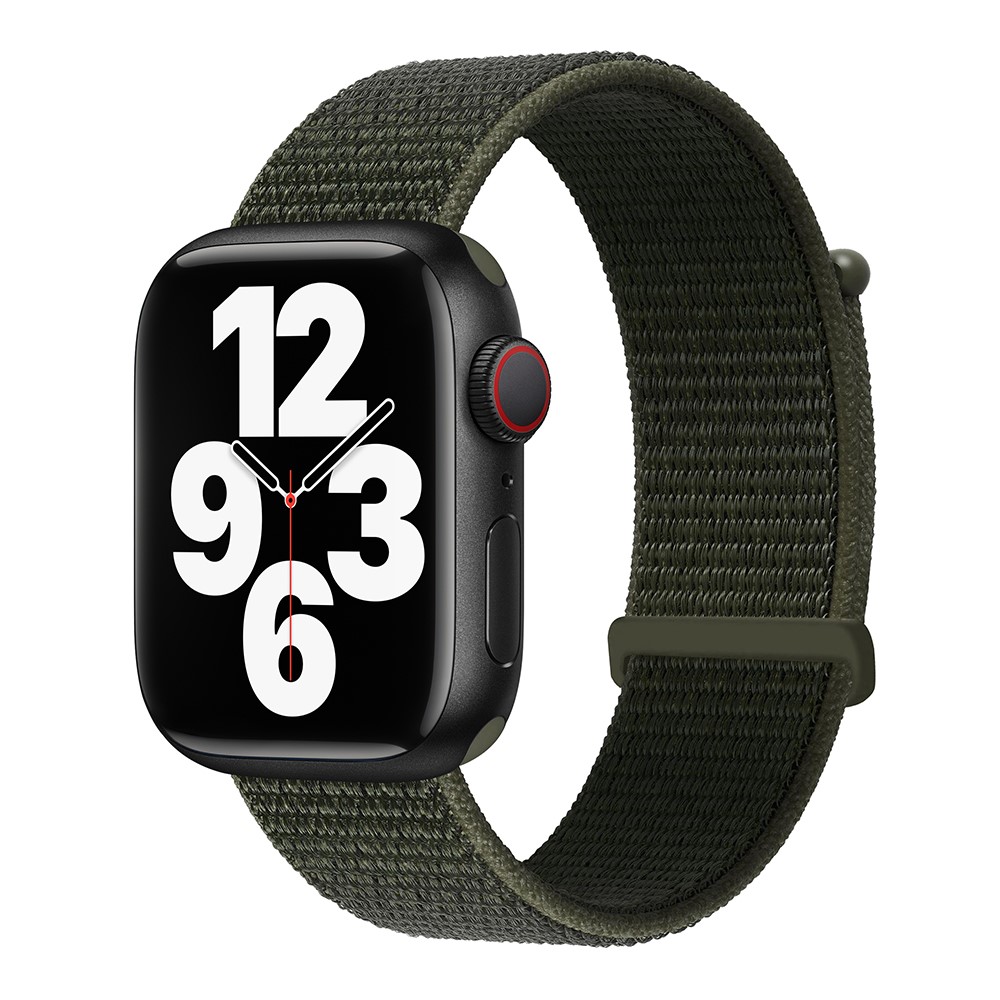 Apple Watch 41/42mm - KALEBOL Nylon Strap Army Green - 2