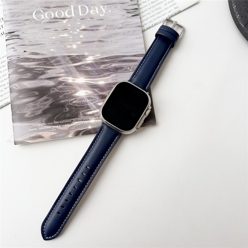 Apple Watch 41/42mm - Leather Strap Midnight Blue - 2