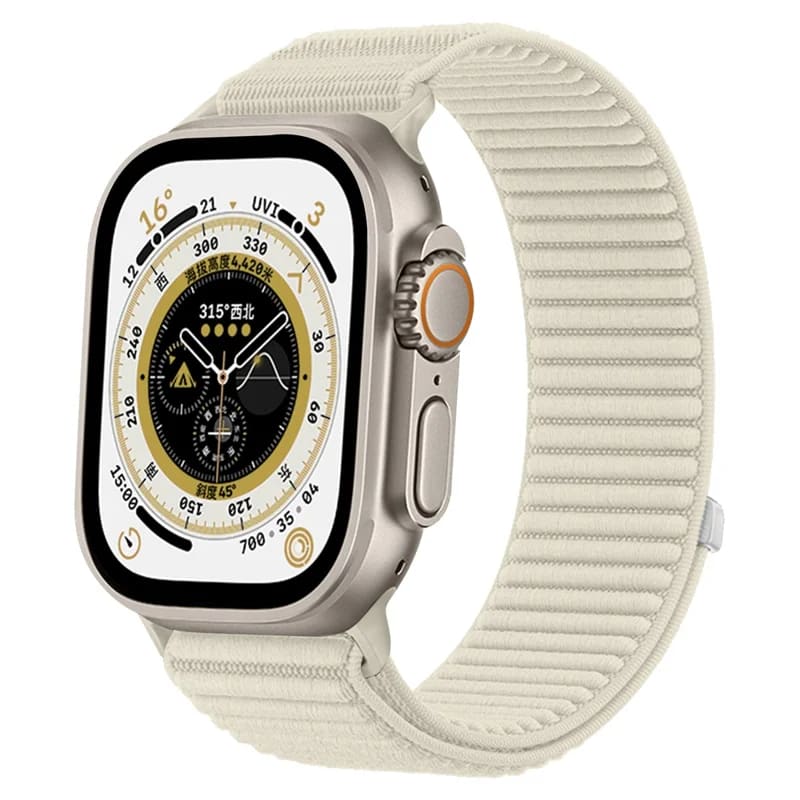 Apple Watch 41/42mm - Magic Tape Nylon Woven Starlight - 3
