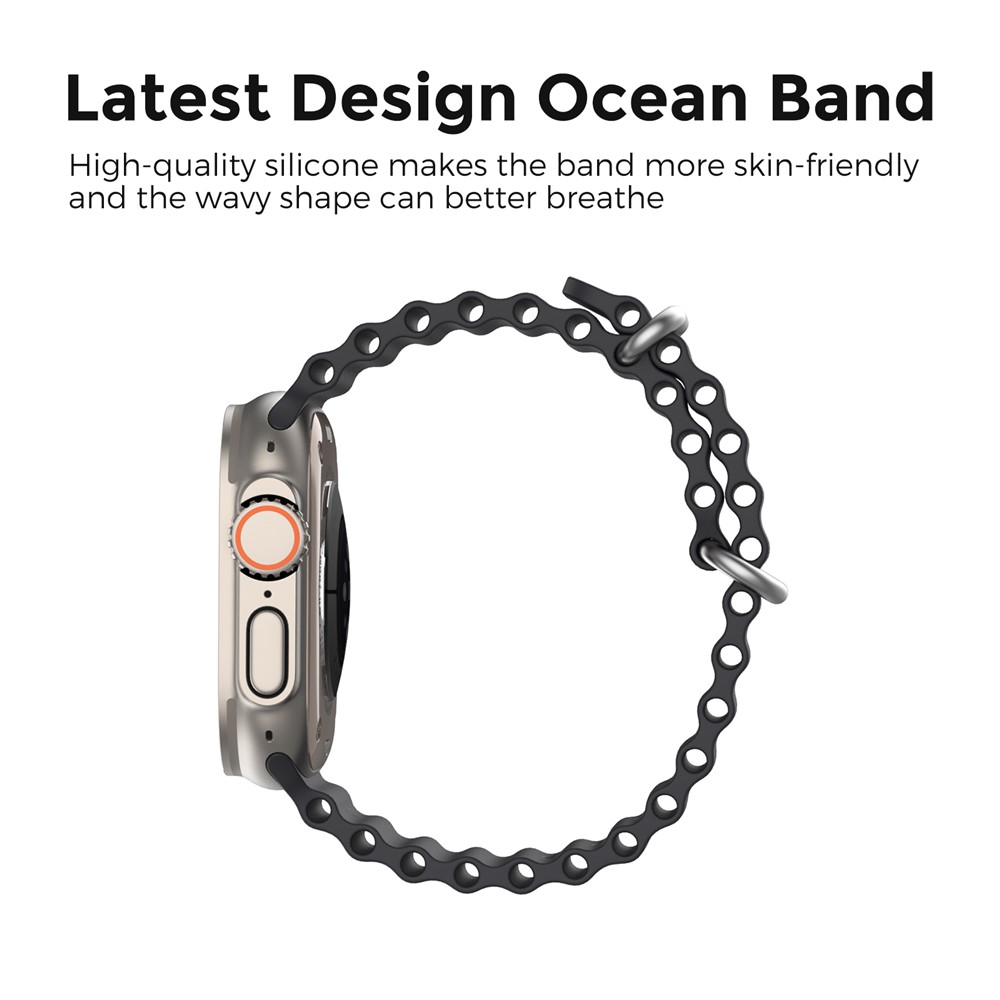 Apple Watch 41/42mm - Ocean Band Black - 3