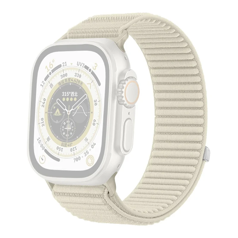 Apple Watch 45/49mm - Magic Tape Nylon Woven Starlight - 2