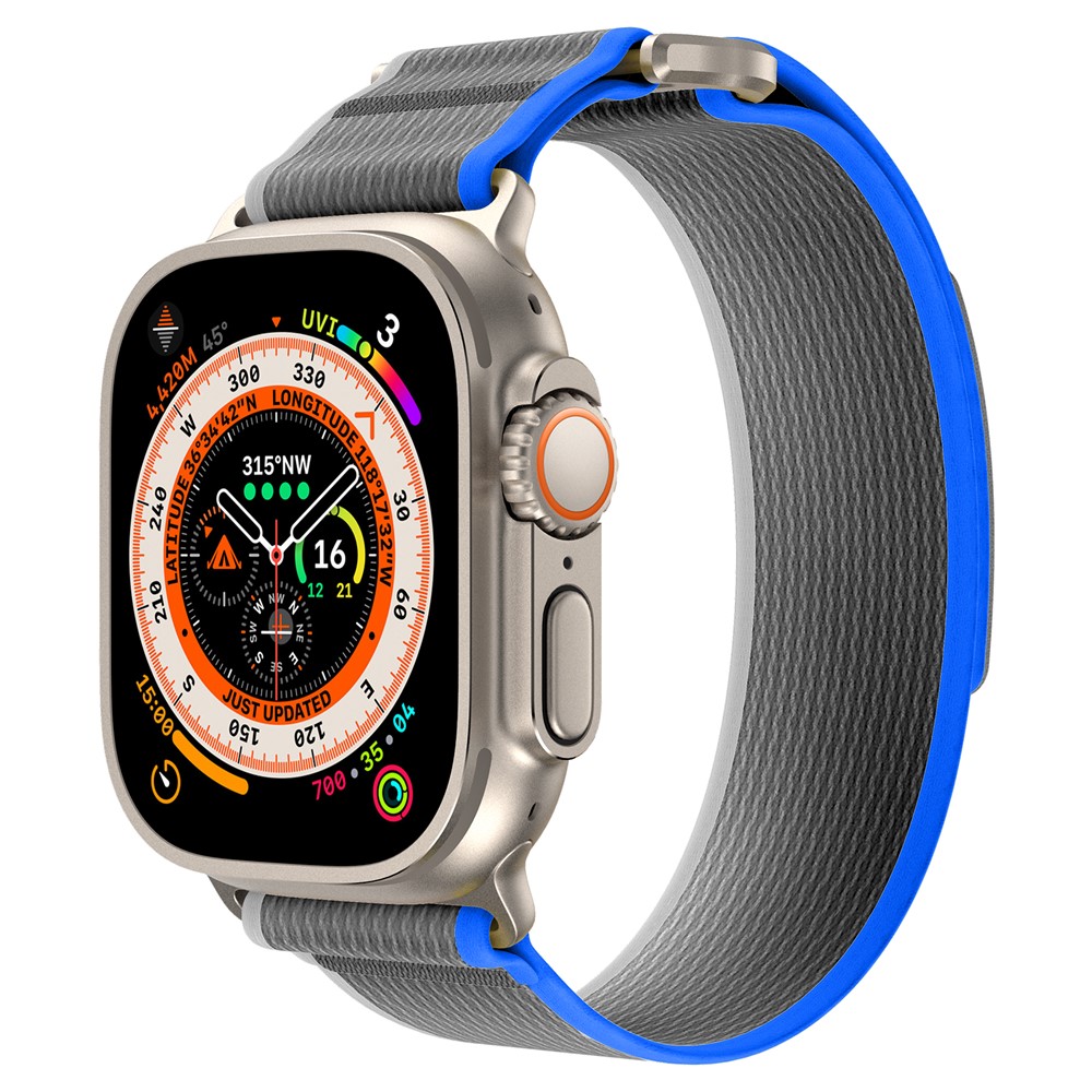 Apple Watch 45/49mm - Trail Loop Blue/Grey - 4