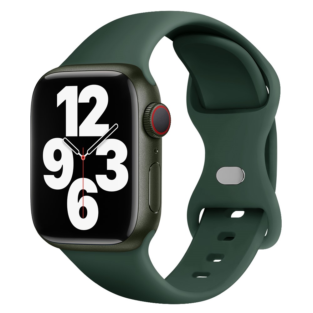 Apple Watch 46/49mm - KALEBOL Silicone Strap Olive Green - 2