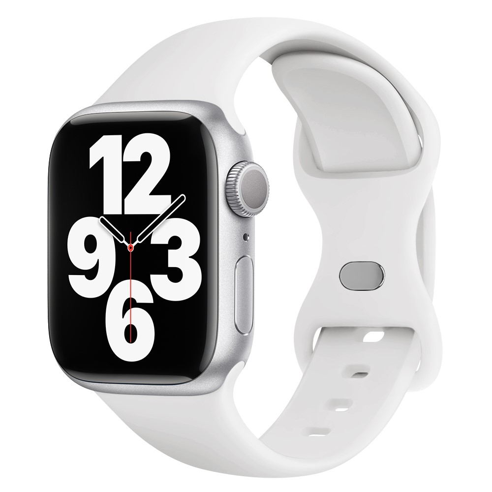 Apple Watch 46/49mm - KALEBOL Silicone Strap White - 2
