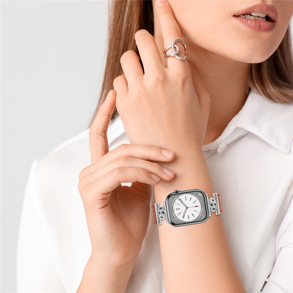 Apple Watch 46/49mm - Leather Design Brown - 5