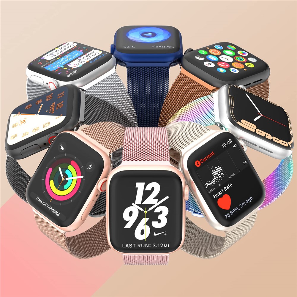 Apple Watch 46/49mm - Milanese Rose Gold - 4