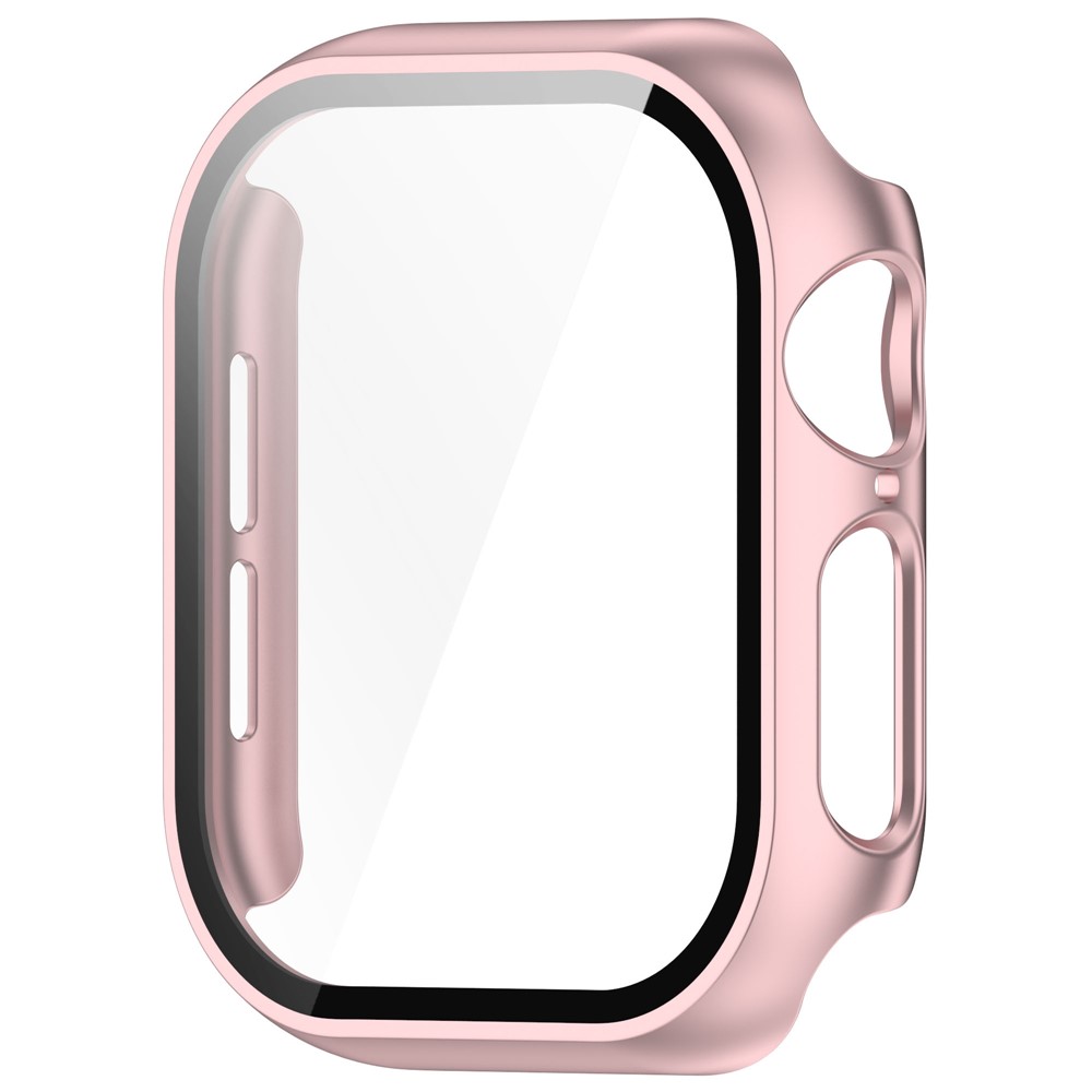 Apple Watch Series10/11 42mm - Hard Case With Tempered Glass Rose Gold - 2