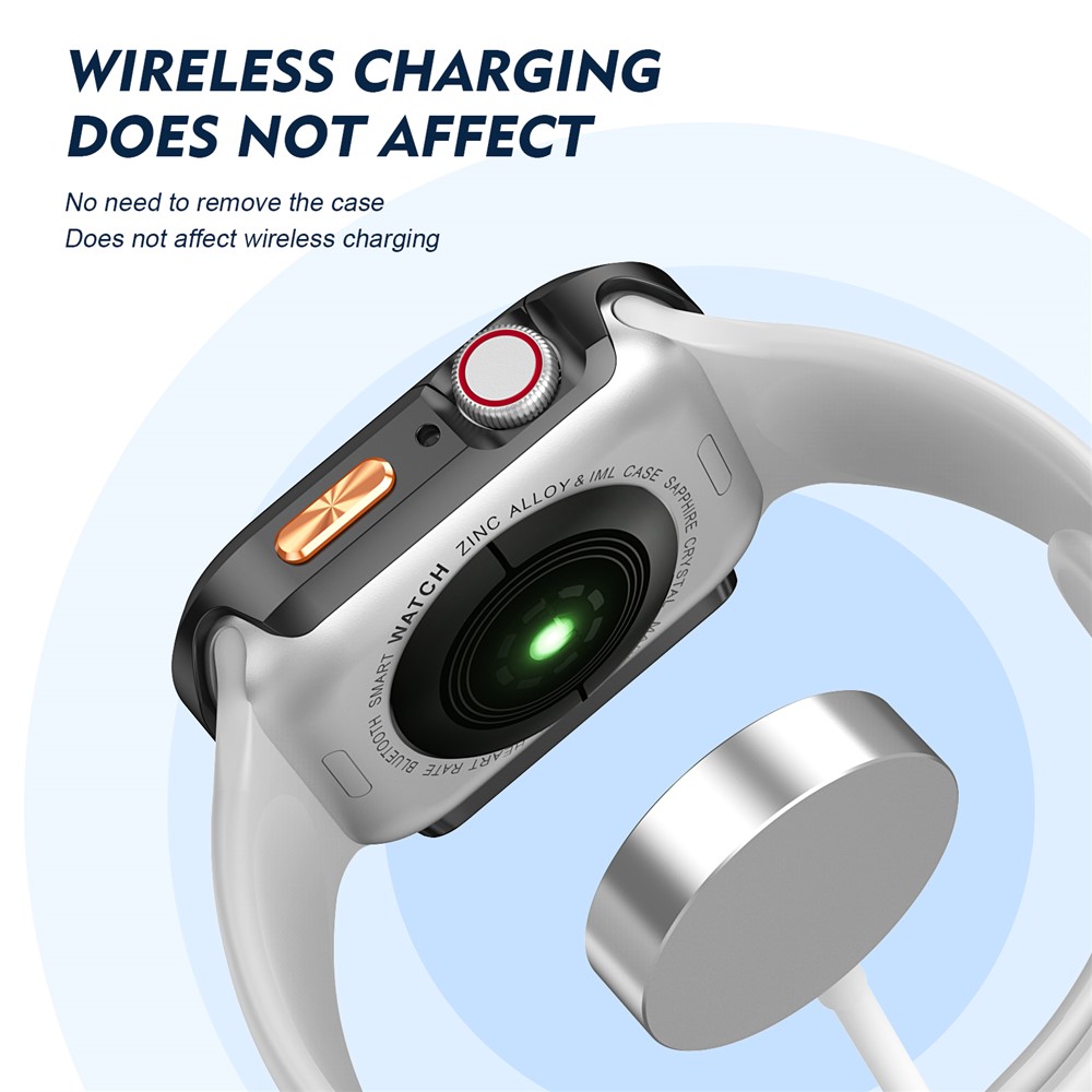 Apple Watch Series10/11 46mm - Orange Texture Button Black - 3