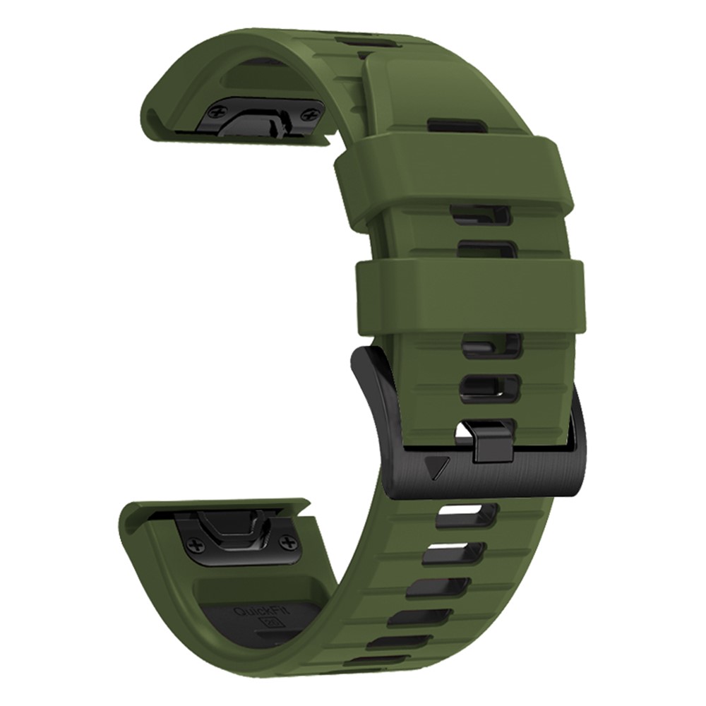 Garmin - Fenix 7X/7X Pro Dual Color Sport Strap Army Green Black - 3