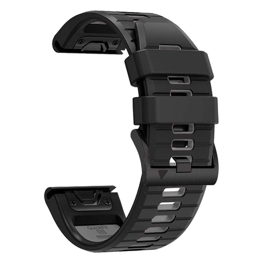 Garmin - Fenix 7X/7X Pro Dual Color Sport Strap Black Grey - 3