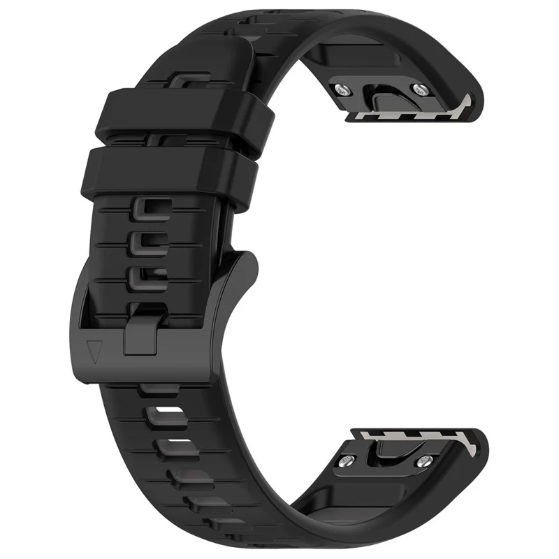 Garmin - Fenix 7X/7X Pro Silicone Band Black Grey - 2