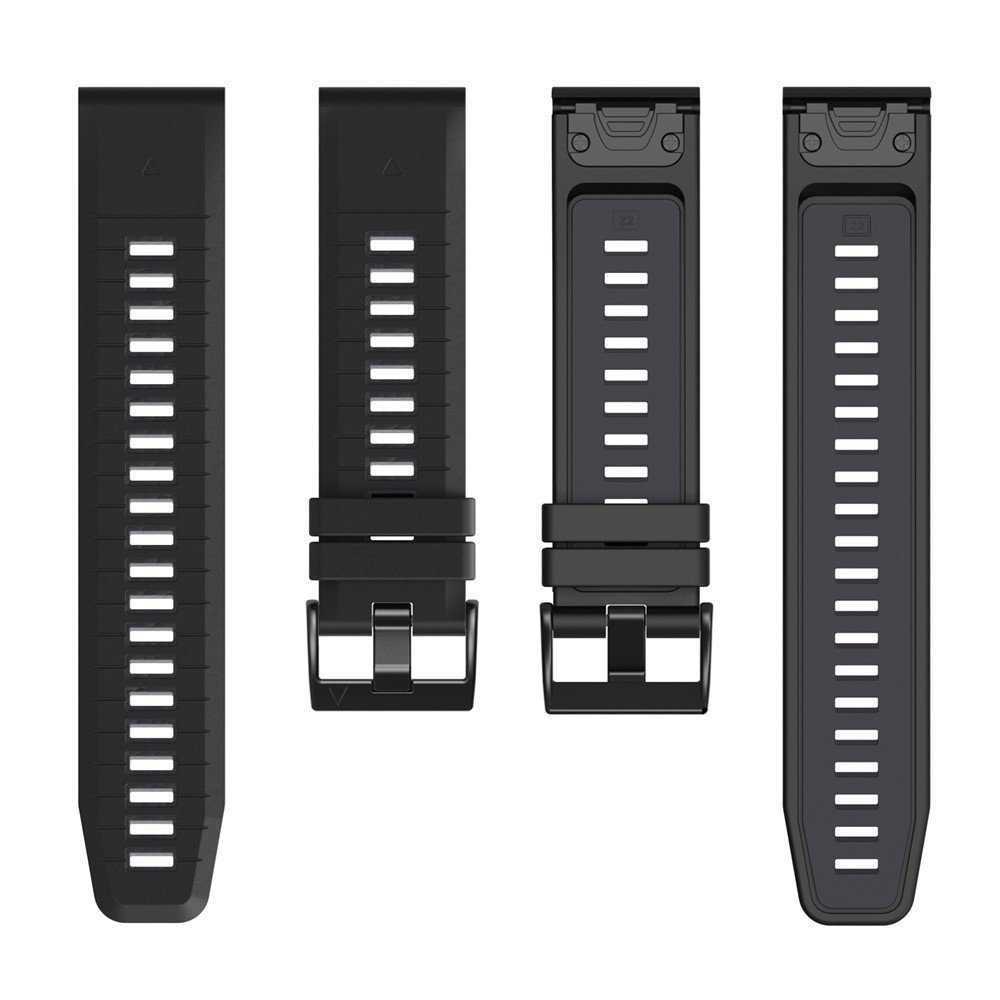 Garmin - Fenix 8 51mm Quick Silicone Stap Black - 2