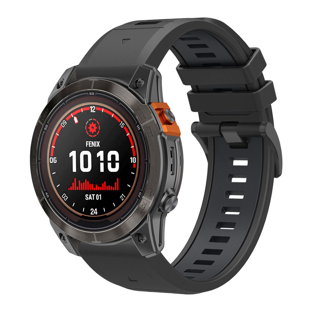 Garmin - Fenix 8 51mm Quick Silicone Stap Black - 4