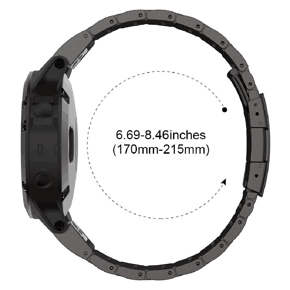 Garmin - Fenix 8 51mm Quick Titanium Steel Black - 5