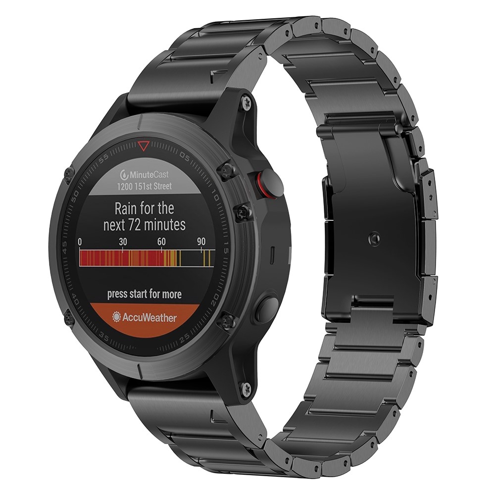 Garmin - Fenix 8 51mm Quick Titanium Steel Black - 2