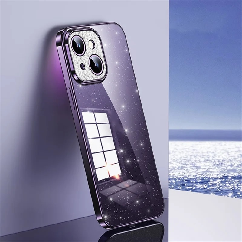 iPhone 15 - SULADA TPU Electroplating Purple - 3