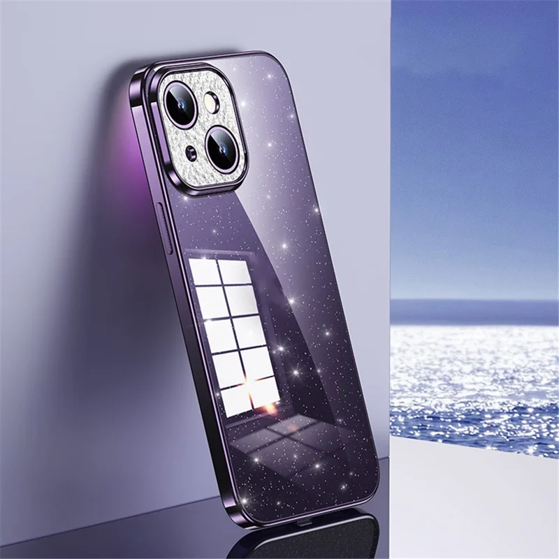 iPhone 15 - SULADA TPU Electroplating Purple - 4