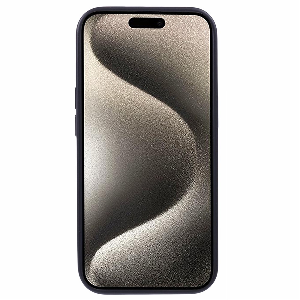 iPhone 15 - X-LEVEL Geometric Leather Black - 2