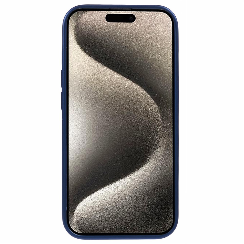 iPhone 15 - X-LEVEL Geometric Leather Blue - 2