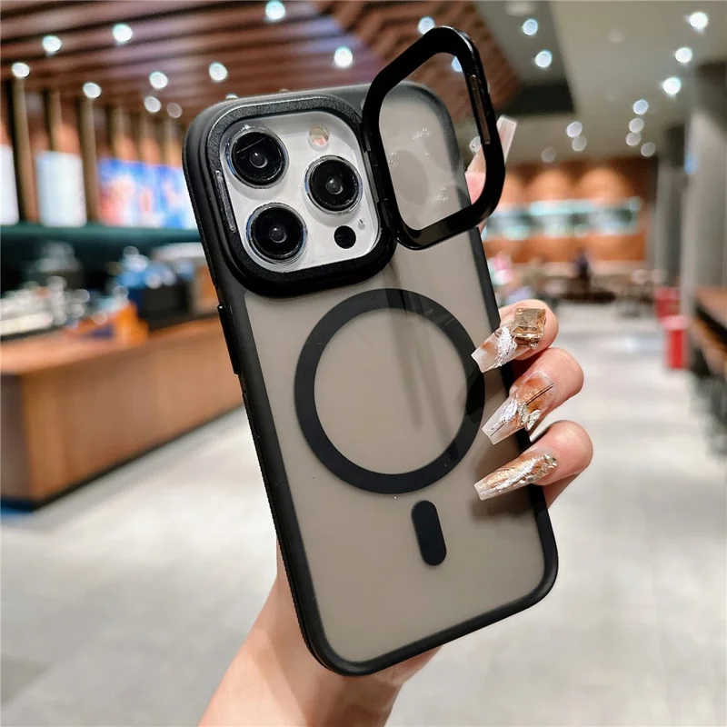 iPhone 15 Pro Max - Magnetic Case Skin Touch Black