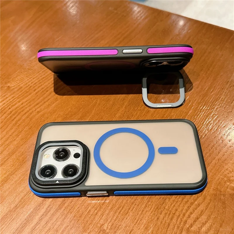 iPhone 15 Pro Max - Magnetic Case Skin Touch Black - 2