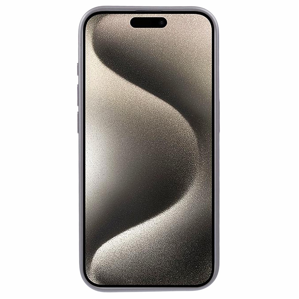 iPhone 15 Pro Max - X-LEVEL Geometric Leather Titanium Grey - 2